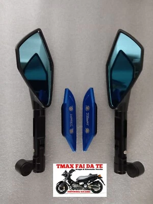 SPECCHI SPECCHIETTI A MANUBRIO + TAPPI CARENA TMAX 560 2020 2021 - Immagine 1 di 4