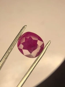 4.22 Ct Natural Ruby Cushion Cut Loose Gemstone from Afghanistan – Red Stone - Picture 1 of 5