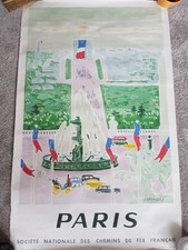 Original French railway poster designed by Jules Cavailles - Paris
