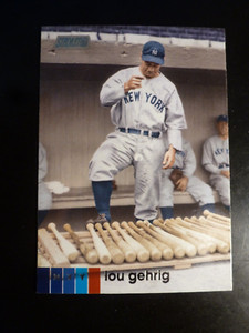 2020 Stadium Club Lou Gehrig #35, New York Yankees EX/NM