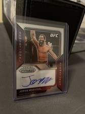 masvidal sandwiches Prizm Silver Auto Autograph Sensational Signatures SS-JMS