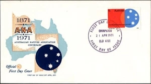 Sello del centenario de la Asociación de Nativos Australianos 1971 6c WCS sin dirección FDC, GC - Imagen 1 de 1