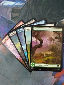 Full Art Land Complete Set of 5 | 7% Off 2+ | MH3 | NM | MTG - Picture 1 of 6