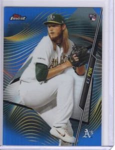 A.J. Puk 2020 Topps Finest RC BLUE Refractor 037/150 Rookie Card #30 - Picture 1 of 2
