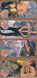 WCW NWO WRESTLING 2000 VALENTINE'S DAY GREETING CARD SET OF 8 GOLDBERG STING DDP - Picture 1 of 2