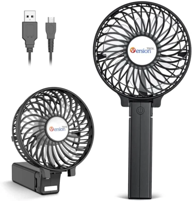 Versiontech. Portable Handheld Fan, Powerful+Durable+4000Mah+180° Foldable, Mini - Image 1 of 4