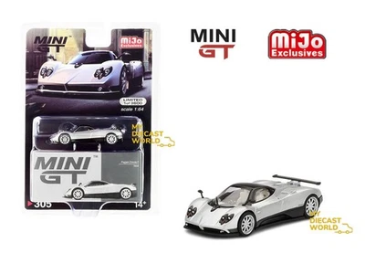 1/64 迷你 GT #305 MIJO 独家 PAGANI ZONDA F 银色 mgt00305 — 第 1/4 张图片