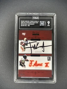Frank Gore Sr. / Frank Gore Jr. 2023 Wild Card Auto Silver Foil Red #20/21 TAG 9 - Bild 1 von 2