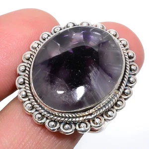 Amethyst Star Silver Plated Handmade Jewelry Ring s.9 T24, Christmas Gift - Picture 1 of 4