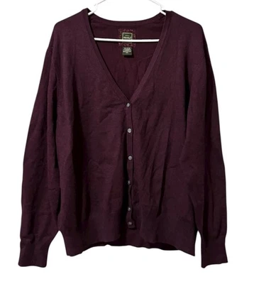 Eddie Bauer Authentic Outdoor Outfitter Button Down Cardigan Sweater Women XXL - Image 1 of 4