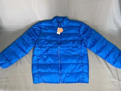 Children’s Place Jacket Boys Size Large 10/12 At Sea Blue Full Zip Puffer Coat - Image 1 of 4