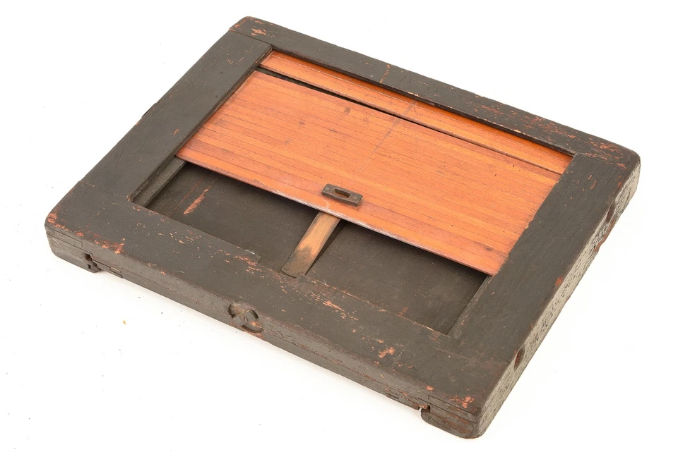 7x5'' Wooden Roller Blind Style Tambour Plate / Film Holder Rare Antique V29 - Image 1 of 4