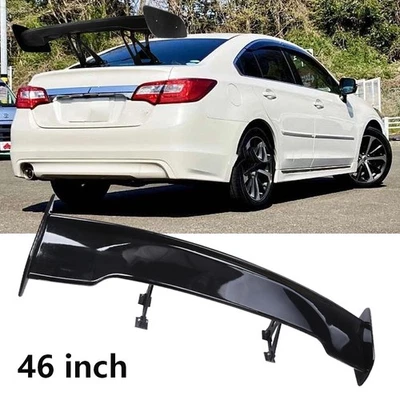 For Subaru Legacy 46" Car GT Style Trunk Rear Spoiler Wing Glossy Black Hardware Foto 1 de 4