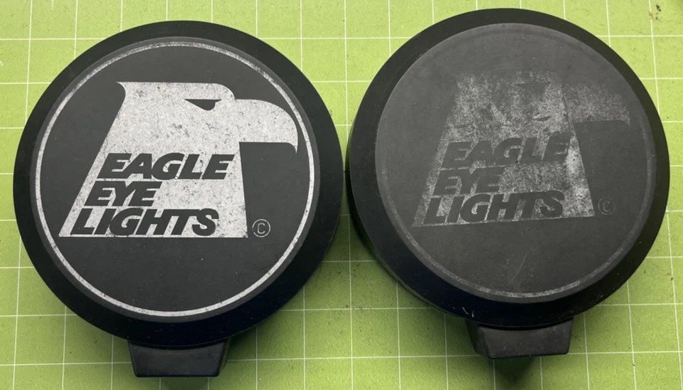 Super Rare Vintage Eagle Eye Lights Cover Lot Of 2 Plastic Baja Racing See Pics - Image 1 of 4
