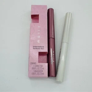 Mally Primer Peach Deep Under Makeup Perfector Duo Corrector Highlighter Set - Picture 1 of 4