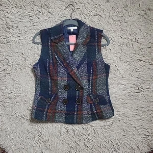 Cabi Vest Wool Blend Size Small S New NWT Eclectic Indie Retro Indie Sleaze - Picture 1 of 9