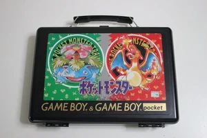Pokemon Charizard / Venusaur Custodia Gioco di Immagazzinaggio per Nintendo Game Boy dal Giappone - Foto 1 di 14