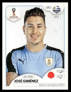 2018 Panini FIFA Russia World Cup Stickers #98 Jose Gimenez Uruguay - Picture 1 of 2