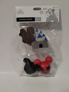 Disney Parks Antenna Toppers Mickey Ice Cream Red Balloon Castle Mickey New  - Picture 1 of 10