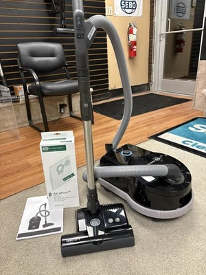 SEBO AirBelt D4 Premium Bote Aspiradora - Poco Uso ONYX Negro Foto 1 de 4