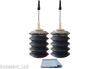 2x30ml Black ink Cartridge Refill Kit for HP Canon Lexmark Dell Brother Printer - Picture 1 of 1