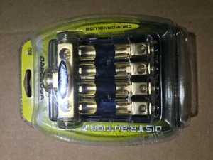 XScorpion AGU3044G AGU Distribution Block (3)0/2/4 GA IN (4)4/8 GA OUT + adaptor - Picture 1 of 3