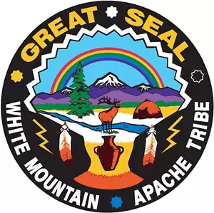 Great Seal of the White Mountain Apache Tribe 4" Decal - Picture 1 of 1