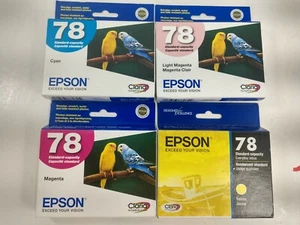 Epson 78 Claria Alta Definición Estándar Capacidad Set de 4 NUEVO SELLADO 2010-2019 - Imagen 1 de 9