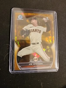 Bowman Draft Sapphire Baseball 2023 Joe Whitman 1st Prospect Gold /50 BDC-98 - Picture 1 of 2
