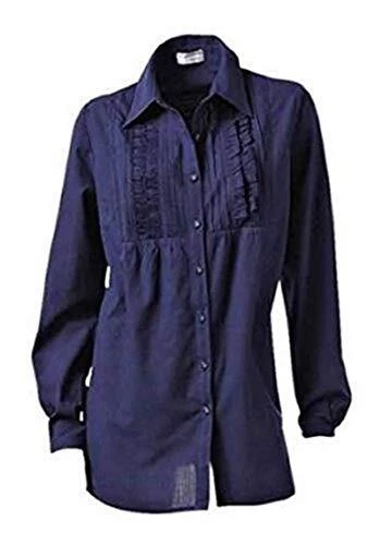 Bluse mit Rüschen von BC - Farbe Blau Gr. 34 und Gr. 40 NEU - Bild 1 von 1