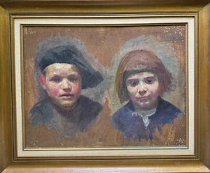 France Leplat (1895-1953) - Enfants, 1931 tableau ecole de Paris la ruche - Photo 1/5