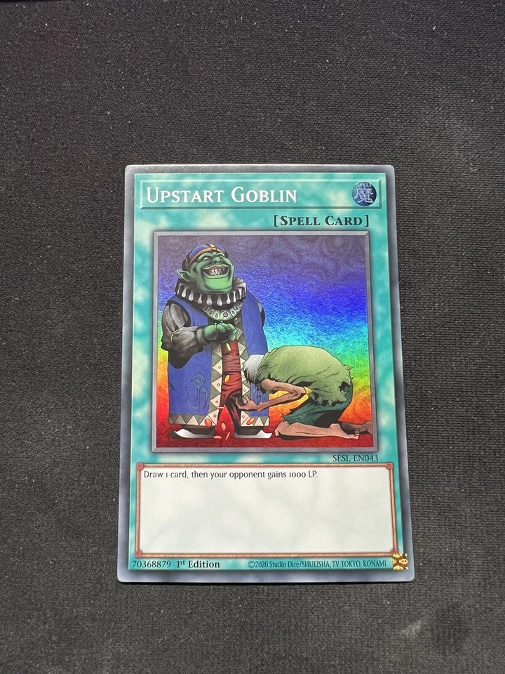 YUGIOH EURO English Upstart Goblin SESL-EN043 Super Rare Nm - Image 1 of 1