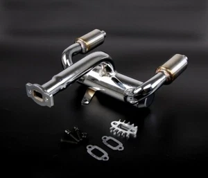 Dual Auspuffrohr leise doppelte Auspuffrohr mit Schalldämpfer f/1/5 niedrig 5B 5T SC DDM - Bild 1 von 7
