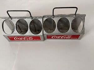 Coca-Cola Aluminum Six Pack Soda Bottle Carriers.  Selling 2 carriers