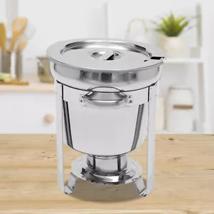 Chafing Dish Sets Round Buffet Catering Restaurant Chafer Food Warmer 7.4 Quart - Picture 1 of 15