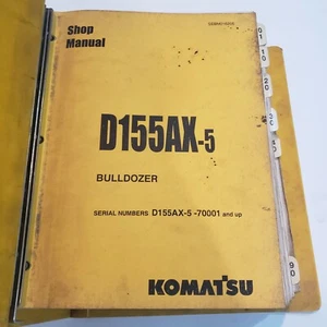 KOMATSU D155AX-5 Tractor Dozer Crawler Repair Shop Service Manual OEM 70001 & up - Picture 1 of 6