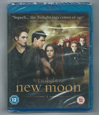 The Twilight Saga New Moon Blu-ray 2009 Film Rated 12 Drama 127 Minutes Sealed - Image 1 of 4