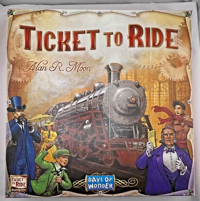 Ticket to Ride Board Game Days of Wonder by Alan R. Moon COMPLETE - Image 1 of 4