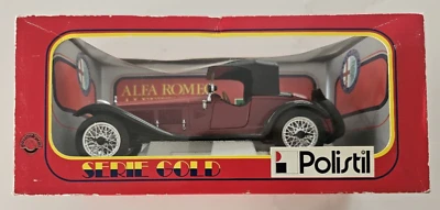 Vintage POLISTIL Diecast Alfa Romeo Alfetta 1750 6c #01101 GOLD SERIE TG 1:18 - Image 1 of 4
