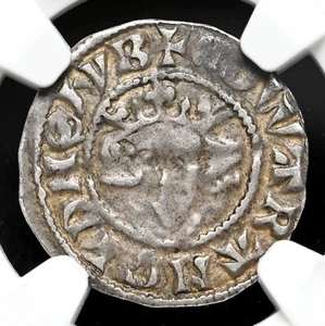 ENGLAND. Edward I Longshanks, 1272-1307. Penny, Canterbury, S-1419, NGC XF45 - Picture 1 of 4