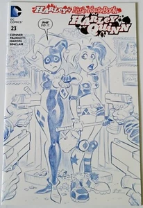 Harley Quinn #23 Bruce Timm variante boceto DC Comics 2016 casi nuevo - Imagen 1 de 1
