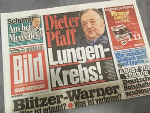 Bildzeitung vom 21.09.2012 * Geschenk zur Geburt * Dieter Pfaff - Picture 1 of 1