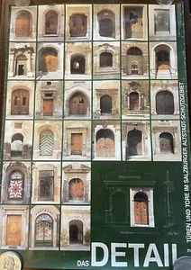 ÖSTERREICH Reise Poster Salzburg Türen Vintage Sammler DAS DETAIL 1960er 23"x33" - Bild 1 von 12