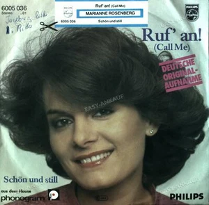 Marianne Rosenberg - Ruf' An! (Call Me) 7in 1980 (VG/VG) . - Bild 1 von 1