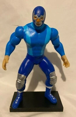 Blue Demon Wrestler 7in Action Figure Mexican Toys LUCHA LIBRE MEXICANA # 2 - Image 1 of 4