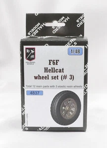F6F HELLCAT Halberd Models wheels set #3 1/48 kit - Picture 1 of 11