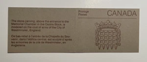 1985 Canada BK 88b Stamps Mint Never Hinged -Rolland Paper - Memorial Chamber - Picture 1 of 2