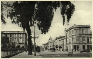 Postal de Colombia, BOGOTÁ, Avenida de la República con Calle 25, Tranvía (años 40) - Imagen 1 de 2