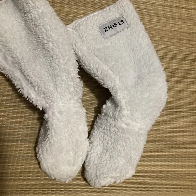 Forros de botín STONZ 8T polar Sherpa blanco calentadores poliéster niño pequeño Foto 1 de 4