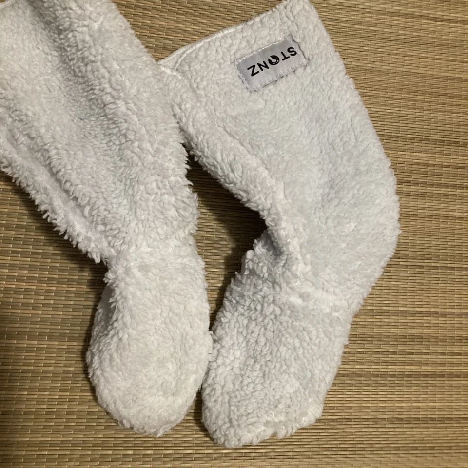 Forros de botín STONZ 8T polar Sherpa blanco calentadores poliéster niño pequeño Foto 1 de 4